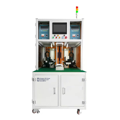 Cylindrical Battery Automatic Spot Welding Machine Double Sided With Rotation